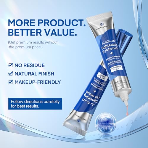 Instant Under Eye Lift Serum - Reduces Eye Bags, Wrinkles, Puffy Eyes, Dark Circles & Crow¡¯s Feet in Minutes - Advanced Firming Polysaccharide Formula for Mature Skin - 20 mL