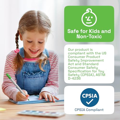 ARTISTRO 24 Dual Tip Brush + Fine Acrylic Paint Pens Ideal for Calligraphy - Paint Markers for Fabric, Rock, Glass, DIY - Stocking Stuffers, Christmas Gift Idea for Teens, Grandkids, Kids