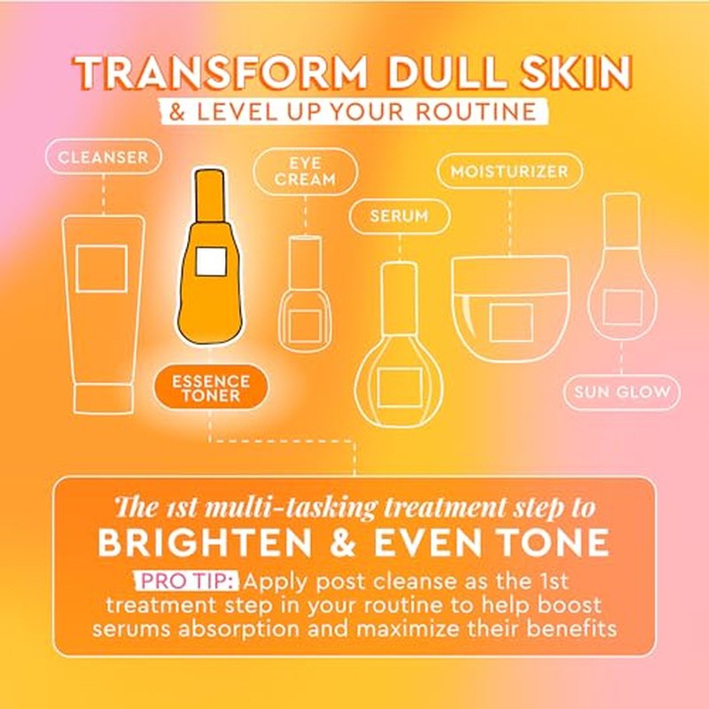 Glow Recipe Cloudberry Brightening Toner + Essence Skincare - CoQ10 Face Toner to Strengthen Skin Barrier + Hydrating Rice Water, Vitamin C, E & 5% Glycerin to Soften & Even Skin Tone (75ml)