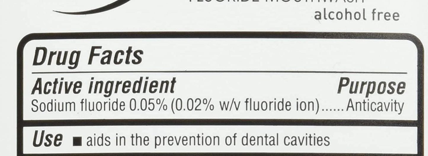 Act Anticavity Fluoride Mouthwash Mint 18 fl oz (Pack of 6)
