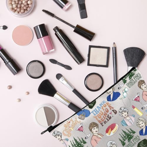 Sitcom Gift Golden TV Theme Makeup Bag Funny TV Bag For Friend Family BFF (Stay Golden)