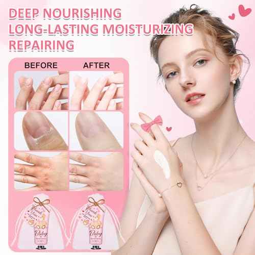 60 Sets Baby Shower Hand Cream, Baby Shower Party Favors Gifts for Guests Bridal Shower, Wedding Hand Cream Gifts,Thank You Gifts,Travel Size Hand Lotion Bulk for Wedding (Pink Bear)