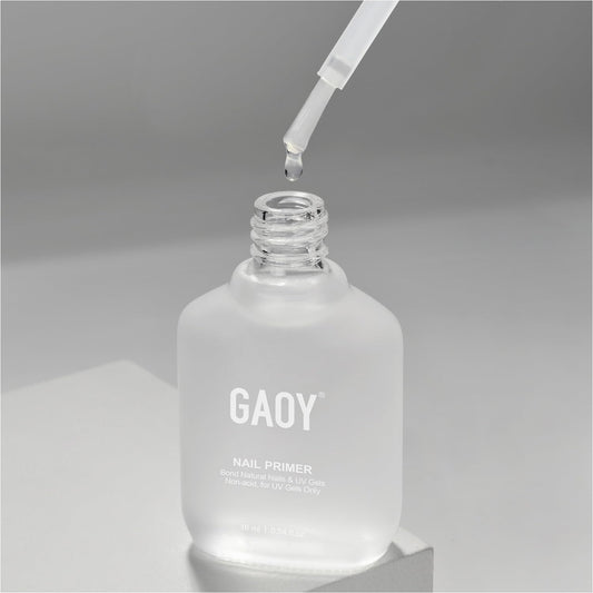 GAOY Nail Primer, 16ml Acid-Free Natural Nail Prep Bond Primer, Air Dry for Acrylic and Gel Polish