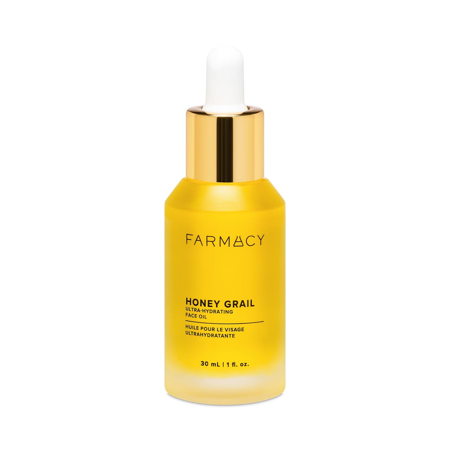Farmacy Honey Grail Hydrating Face Oil - Nourishing Oil for Skin & Hair - Infused with Sea Buckthorn, Rosehip & Buckwheat Honey to Moisturize & Maintain a Healthy Skin Barrier (30ml)
