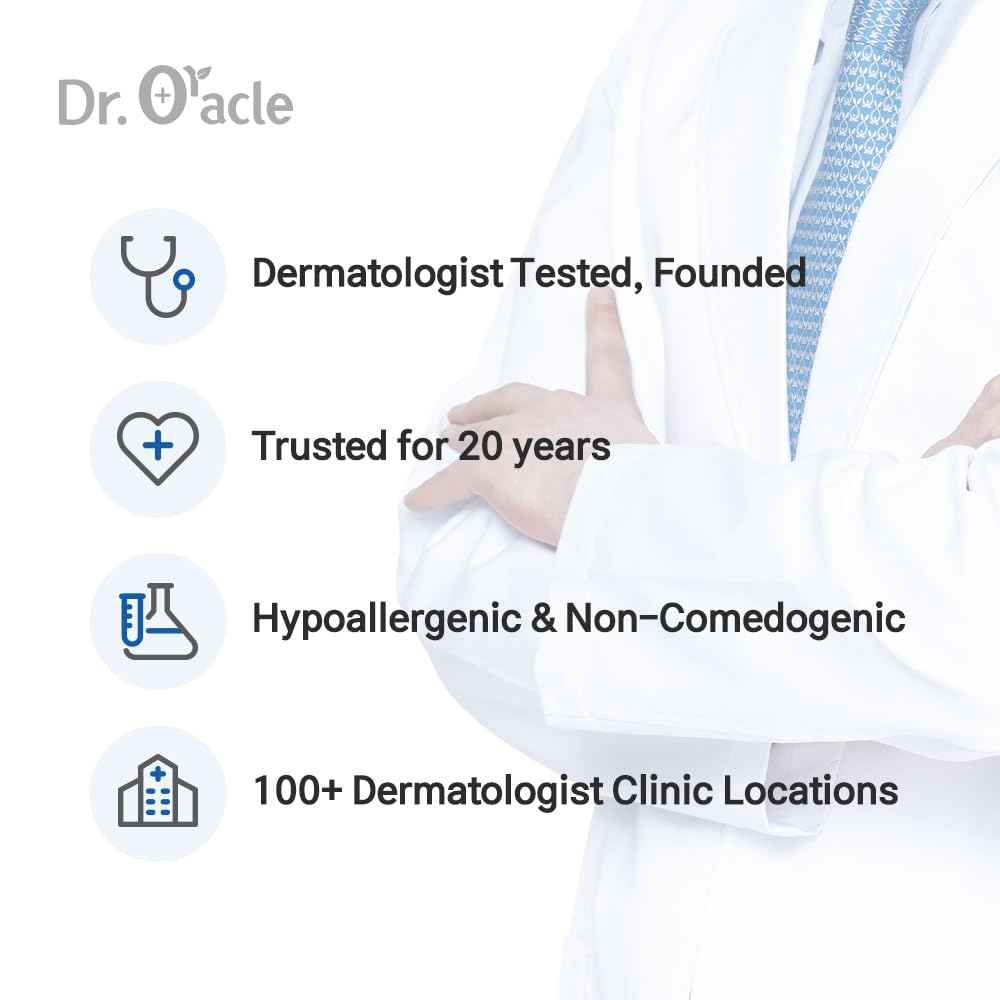 DR.ORACLE Ampoule Hyaluronic Acid Serum for Face Korean Skin Care - Moisturizer Essence Anti-Aging Serum, Intense Hydration Moisturizing K Beauty (0.57o.z), Dermatologist Tested, Clinical Care