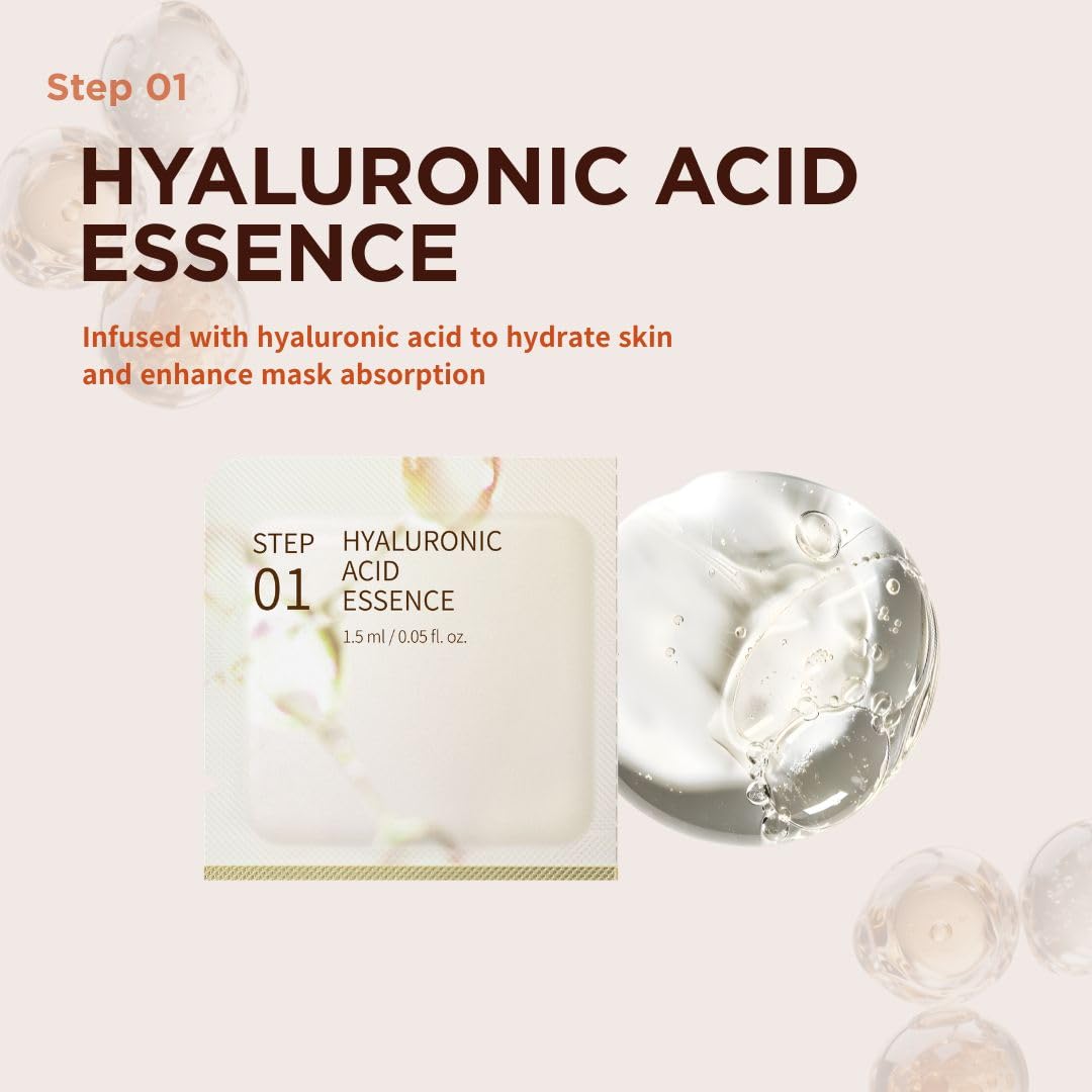 JAYJUN Collagen Skin Fit Mask (10 Sheets) – 2-Step All in one Hydration & Firming Ritual with Hyaluronic Acid & Marine Collagen 0.84 fl. oz.