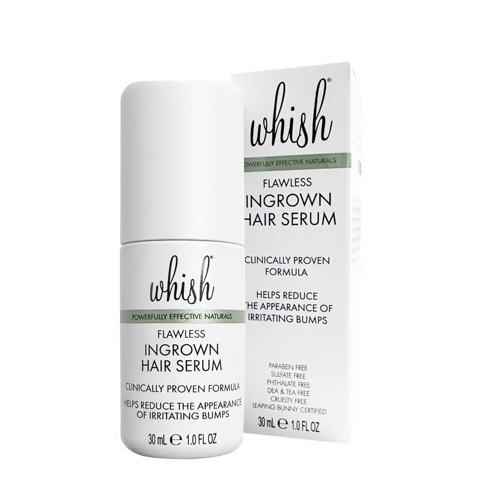 Whish Flawless Post Wax & Shave Serum, 1 Fl Oz After Shave Bottle