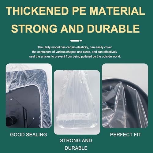 50 PCS Disposable Tattoo Tray Cover,Salon Tray Cover,Transparent Contraction Cover,Tattoo Table Station Cover,Tattoo Accessories,Salon Equipment.(Suitable for 18*13 Inch Trays)(Transparently)