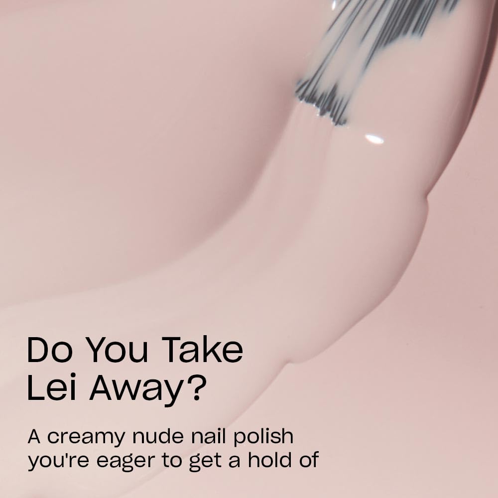 OPI Nail Lacquer Do You Take Lei Away? | Opaque Soft Beige Crème Chip Resistant Nail Polish | Fast Drying, Streak Free