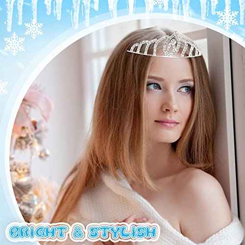 32 Pack Girls Crystal Tiara Crown Rhinestone Princess Queen Crown Women Toddler Kids Tiara Headband for Birthday Parties Wedding Prom Bridal Pageant