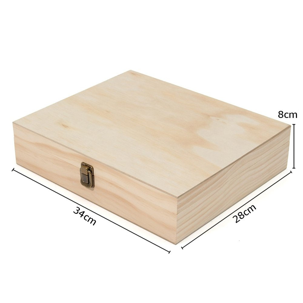 VolksRose Essential Oil Box, Wooden Storage Container Holds 68 Bottles, Multi-Tray Organizer #ob03