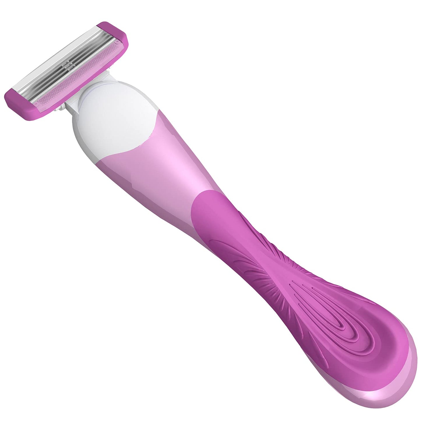 ShaveMOB 3-Blade Women's Razor Kit (Flex Head Handle + 24 Refills) - The Practical Shaving Kit