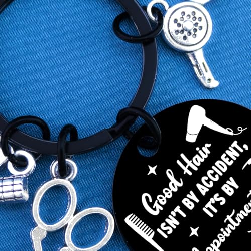 Hair Stylist Hairdresser Gifts for Women Cosmetology Jewelry Comb Scissors Charm Keychain Christmas Birthday Gift for Hairdresser Cosmetologist Hairstylist Retirement Graduation Gift