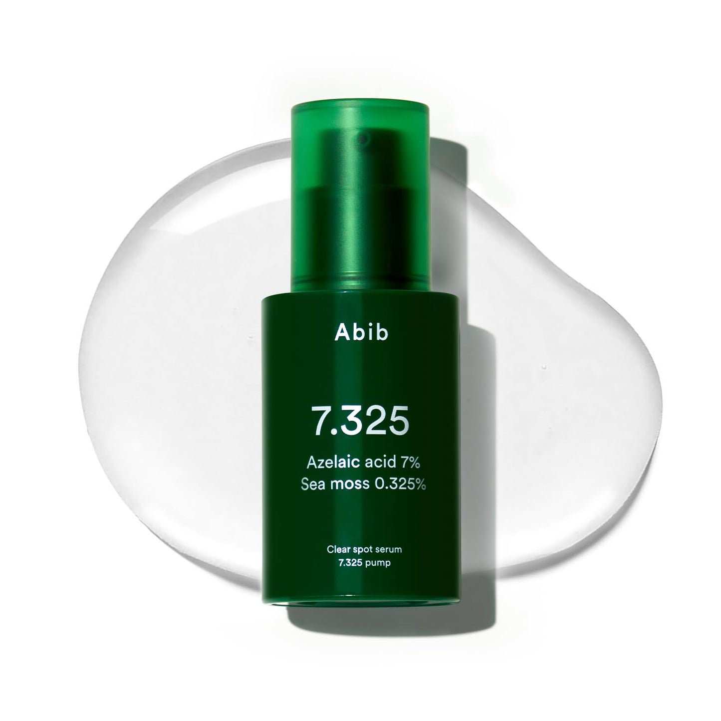 Abib Clear spot serum 7.325 pump with Seamoss Extract, Azelaic Acid, Succinic Acid, 1.01 fl oz, Lightweight, Calming, Soothing Serum for Blemish-Prone Skin, Acne Care, Visible Redness, Korean Skincare