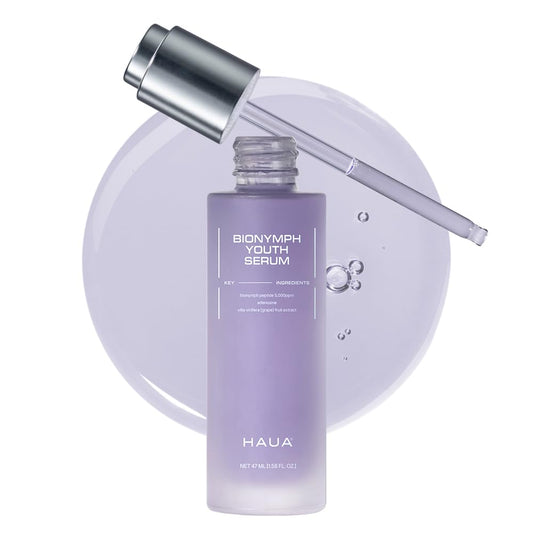 HAUA Bionymph Peptide Youth Serum, Wrinkle Care, Well-aging, Anti-aging, Fine lines, Deep Hydration, Patented BioNymph Peptide | 47ml