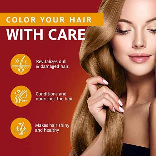 Surya Brasil - Henna Cream, Semi-Permanent Golden Brown Hair Color Treatment for Gray Coverage, Deep Conditioning Hair Dye, 2.37 oz / 70 ml