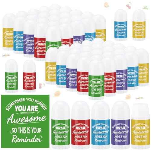 50 Pcs Thank You Christmas Mini Lip Balm Bulk Gifts for Women Christmas Lip Balm Gifts Natural Ingredients Products for Coworkers Employee Teacher Xmas Party Favors