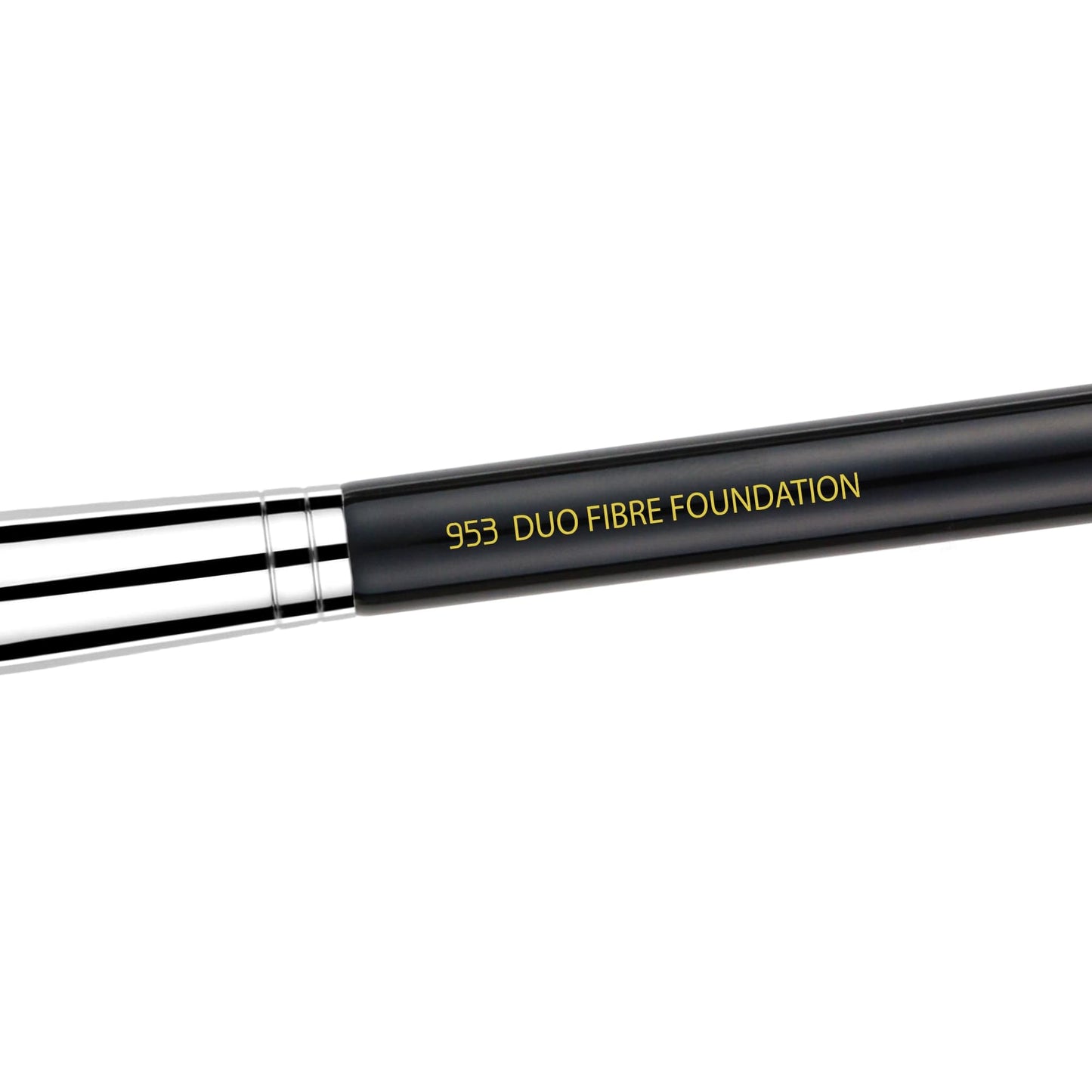 Bdellium Tools Professional Makeup Brush - Maestro Series 953 Duet Fiber Foundation - With Soft Synthetic Fibers, For Precise Application of Foundation (Black, 1pc)