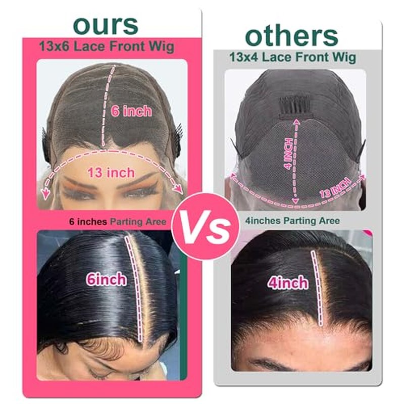 Bob Lace Front Wigs 16 Inch Human Hair Bob Wig Glueless 210 Density HD Deep Wave Lace Front Wigs Pre Plucked With Baby Hair Short Curly Human Hair Wig For Black Women