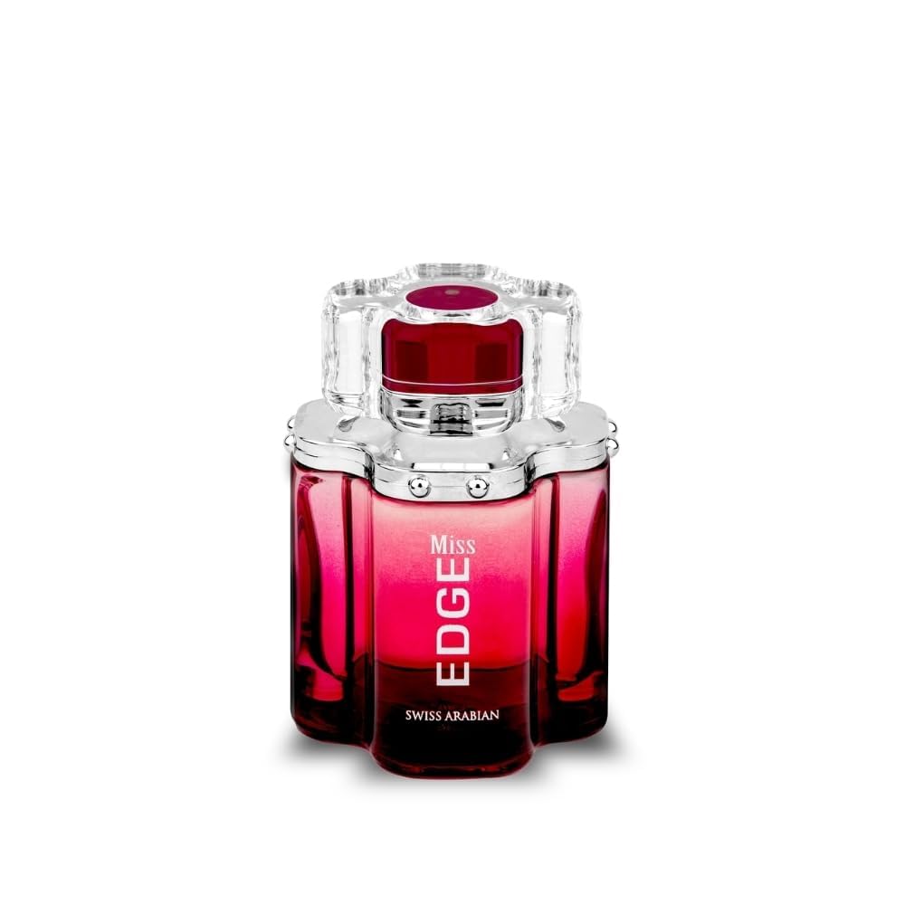 Swiss Arabian Miss EDGE - Luxury Products From Dubai - Long Lasting, Addictive Personal EDP Spray Fragrance - Seductive Signature Aroma - 3.4 Oz