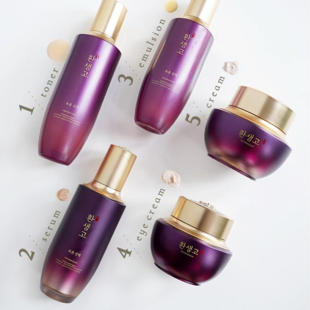 Yehwadam Hwansaenggo Ultimate Rejuvenating Emulsion - Anti-Aging Skin Nourishment | 13.09 Fl Oz