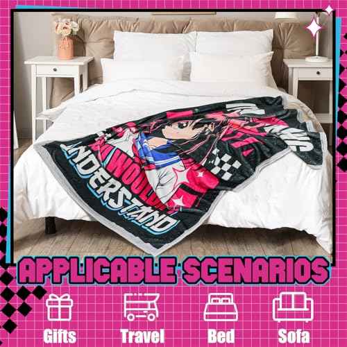 Christmas Anime Japan Kawaii Lover Gifts for Women Anime Lover for Teen Sister Fan Who Loves Japan Gift Birthday Kawaii Gifts Tumblers Cups Blanket Makeup Bag Socks