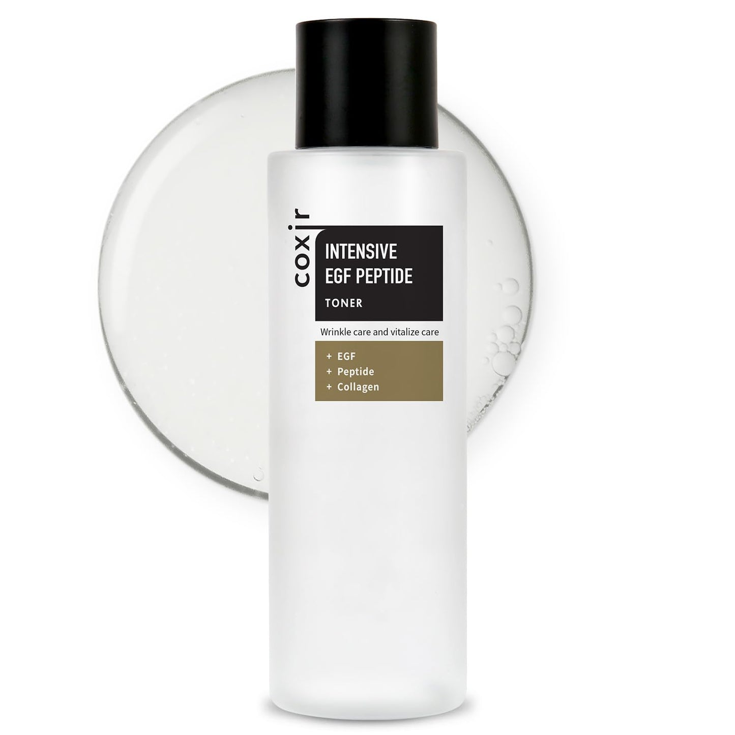 coxir Intensive EGF PEPTIDE Toner l Face Toner with EGF(Epidermal Growth Factor), Peptide Filtrate for Dull l Hydrating, Smoothing, Calming, Moisturizing/Korean Skincare[50ml / 5.07 fl.oz.]