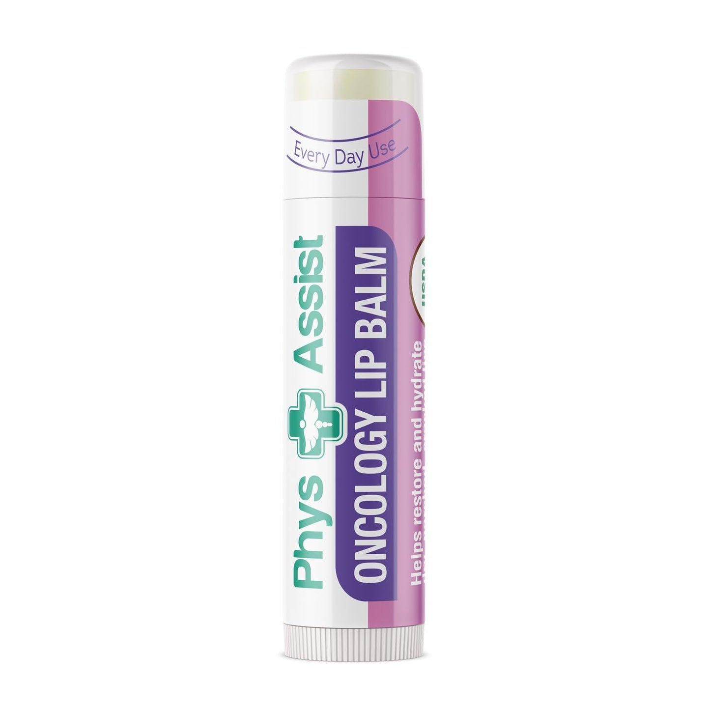 PhysAssist Oncology Glycerin Unscented Cream 4 oz + Peppermint Lip Balm