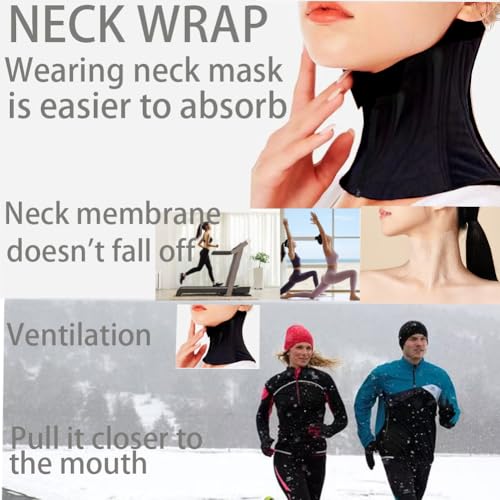 Neck braces for neck pain and support Chin strap for sleeping Neck wrinkle patches and double chin reducer stretcher (BLACK, M)