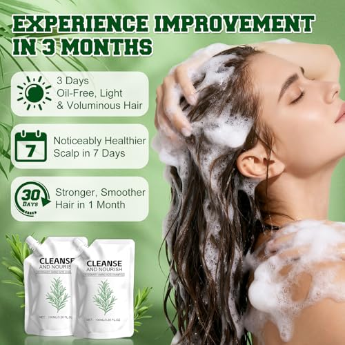 Rosemary Amino Acid Shampoo,Hair Growth Shampoo for Thinning Hair Women and Men Hair Loss£¬Strengthen Scalp with Natural formula- 2 Packs