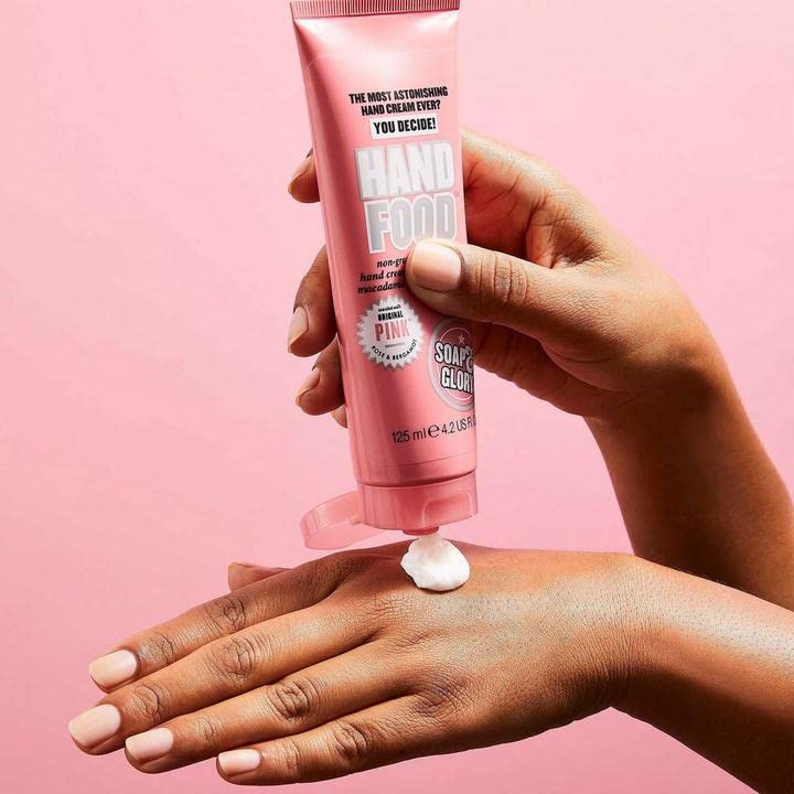 Soap & Glory Hand & Foot Care Duo - Hydrating Hand Cream & Foot Cream Set | 125ml & 4.2 oz