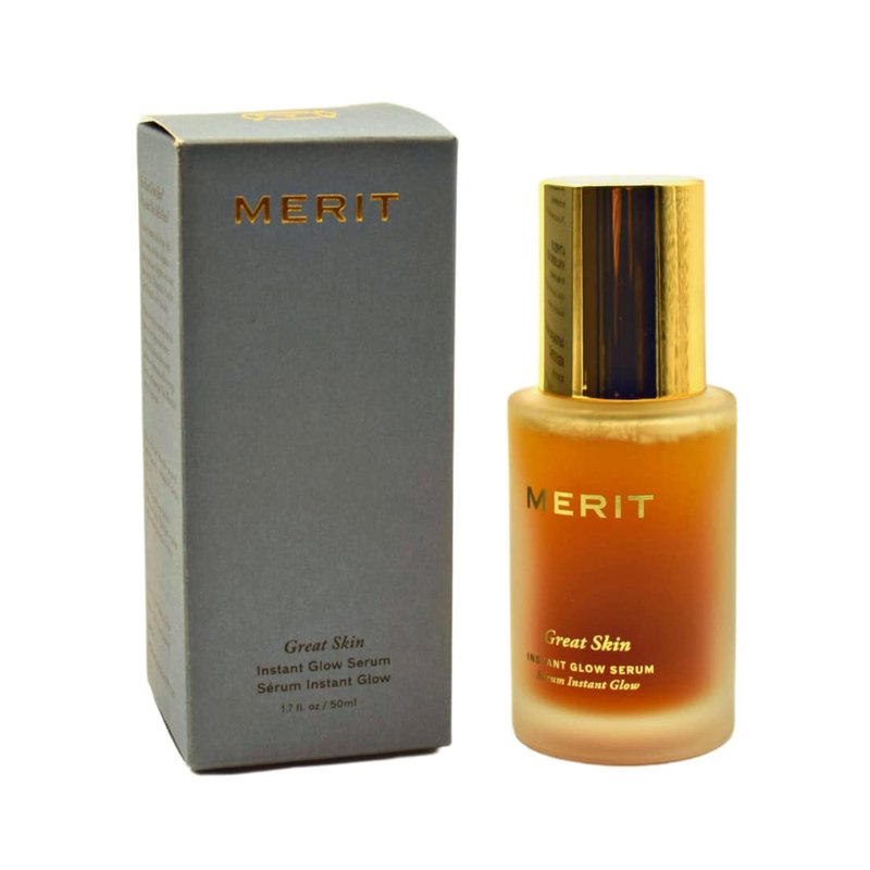 MERIT Great Skin Instant Glow Serum with Niacinamide and Hyaluronic Acid 1.69 oz / 50 ml
