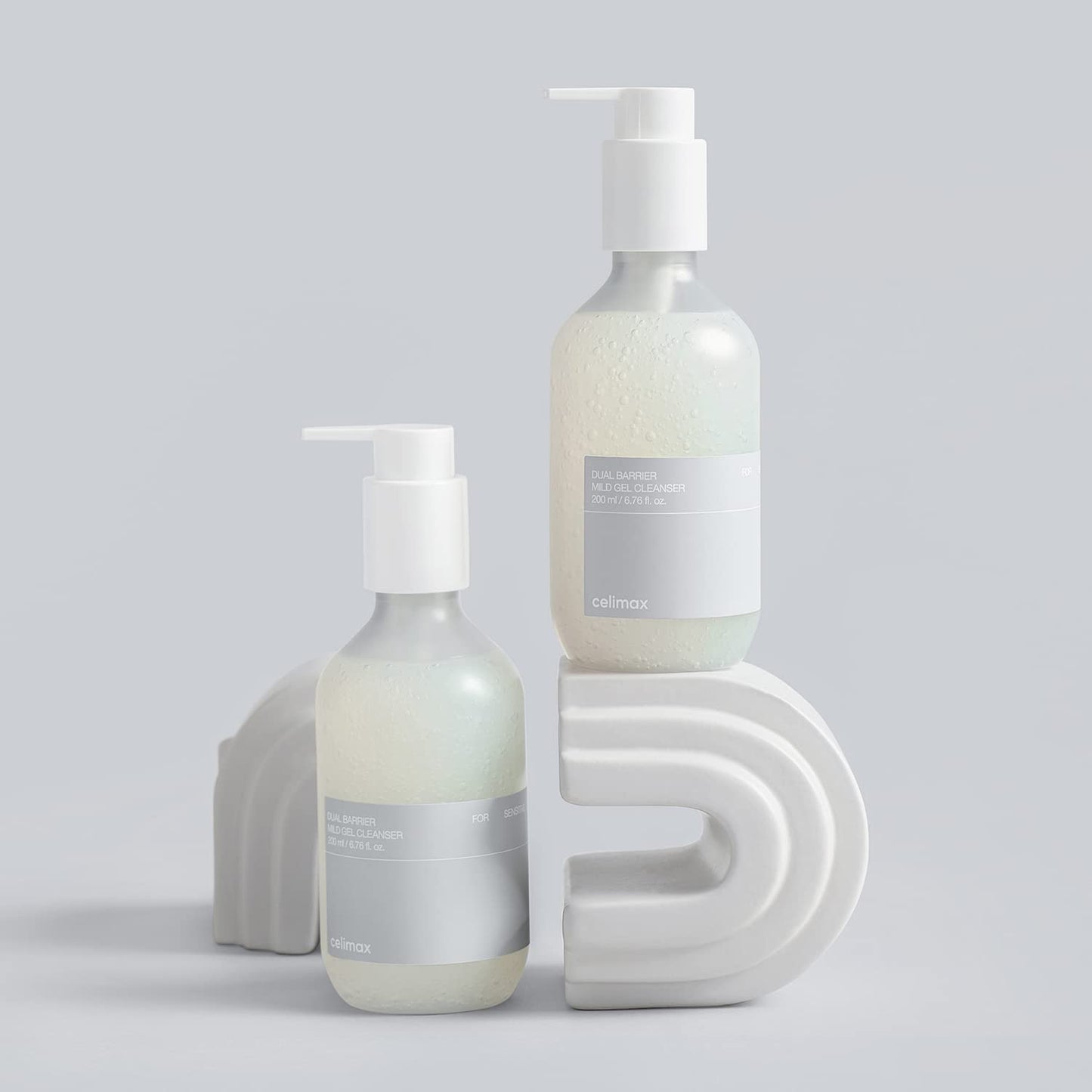 Celimax Dual Barrier Mild Gel Cleanser - Hydrating Facial Wash with Ceramide | 200ml Soothing Formula