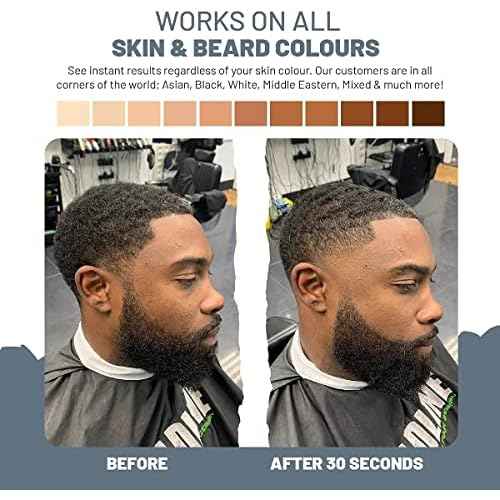 VOID Homme Beard Pen Filler for Men (Pack of 4) Instant Beard Pen & Filler Beard Pencil, Easy Beard Pen Liner, Beard Filler Pen for Beard Filling Pen Kit & Beard Marker, Waterproof Pen (Black)