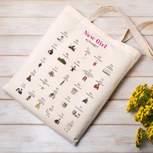 New Girl TV Show Inspired Gift, Girl Fans Gift Tote Bag Merchandise, Funny Shoulder bag Gifts for Sister Friends Shoulder Bag