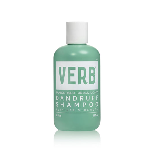 VERB Dandruff Shampoo, 8 oz | 3% Salicylic Acid Clinical Relief Hair Wash