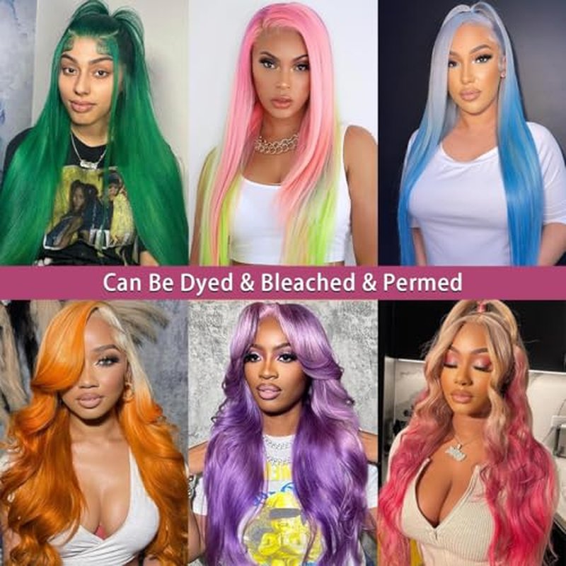 613 13x6 HD Lace Front Wig Human Hair 200 Density 613 Lace Front Wig Human Hair Blonde Wig Straight Lace Frontal Wig Human Hair Pre Plucked 24 Inch