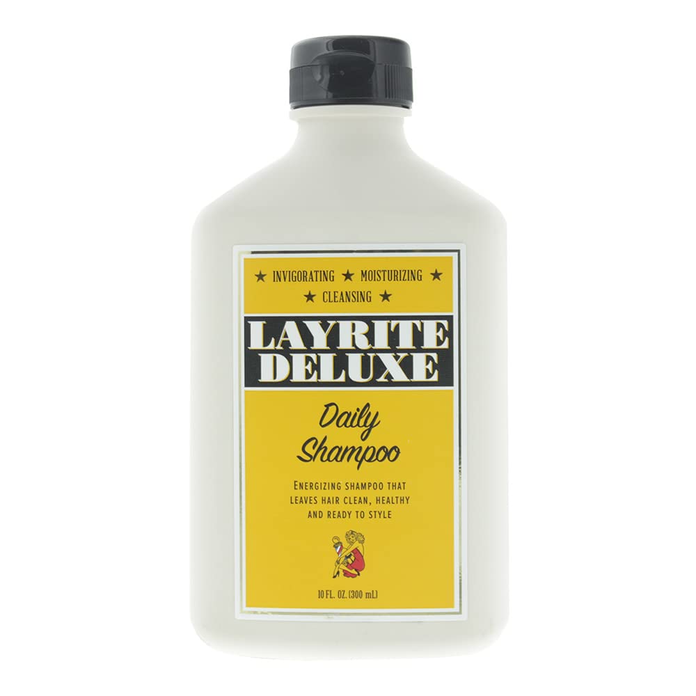 Layrite Daily Shampoo - Gentle Cleansing Formula for All Hair Types | 10 Fl Oz