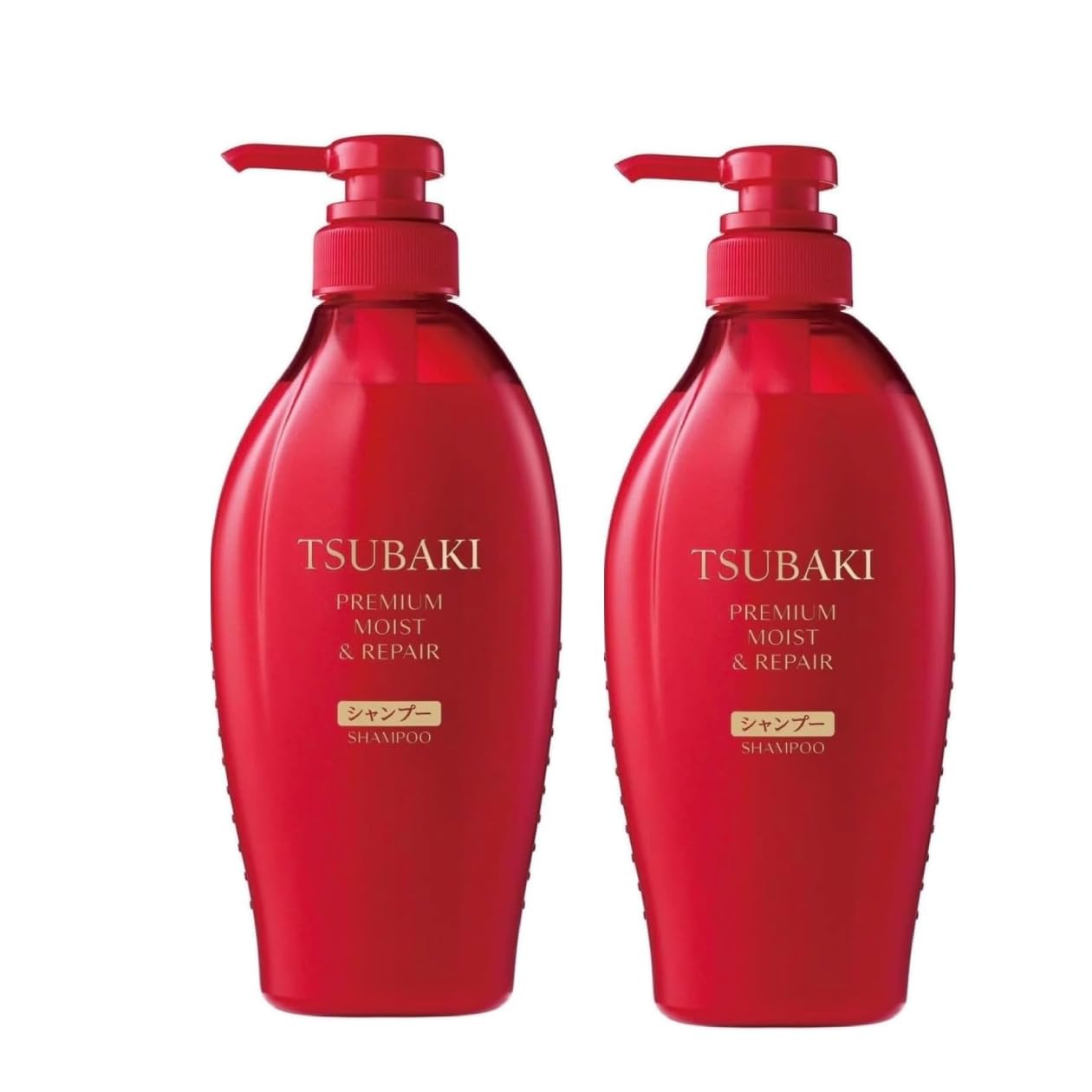 Hair Mask with Hair Professional Repair Tsubakii Premium Moist & Repair Shampoo - Moisturizes, Protects Dry Damaged Hair 450ml+450ml