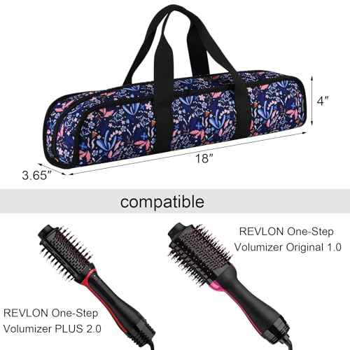 Beautyflier Travel Case for REVLON One-Step Volumizer, Storage Carrying Travel Bag for One Step Root Booster Brush Dryer, One Step Volumizer Storage Case for Hair Dryer and Hot Air Brush, Case Only