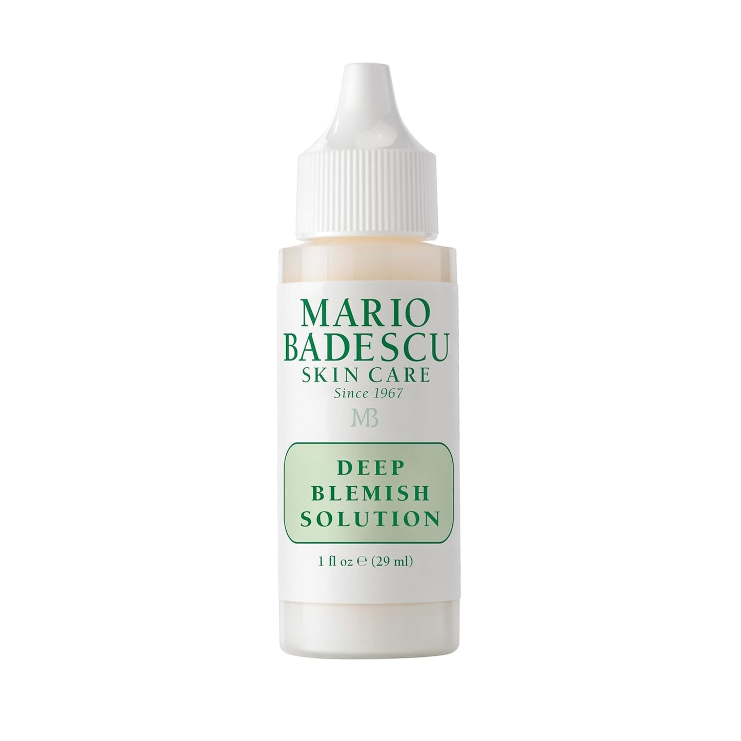 Mario Badescu Drying Lotion & Deep Blemish Solution | Powerful Blemish Spot Treatment Duo with Salicylic Acid, Zinc Oxide & Niacinamide | Surface & Deep Acne Control for Clearer Skin | 2 x 1 Fl Oz