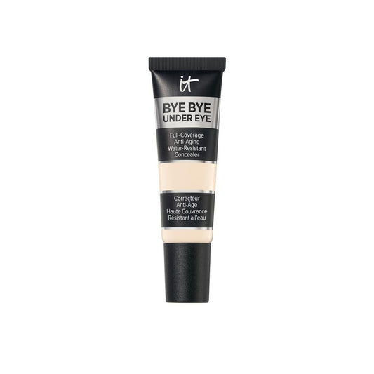 IT Cosmetics Bye Bye Under Eye Concealer (Rich Golden) - Waterproof, Full Coverage Brightening Concealer For Dark Circles, Fine Lines, Redness & Discoloration, Anti-Aging, 24H Wear - 0.4 fl oz