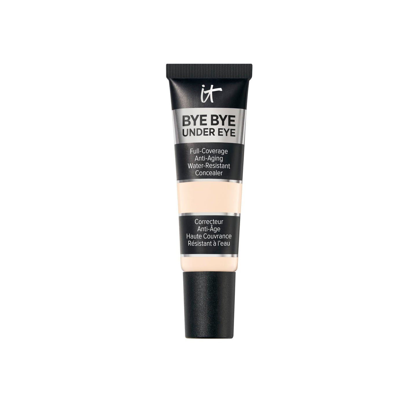IT Cosmetics Bye Bye Under Eye Concealer (Light) - Waterproof, Full Coverage Brightening Concealer For Dark Circles, Fine Lines, Redness & Discoloration, Anti-Aging, 24H Wear - 0.4 fl oz