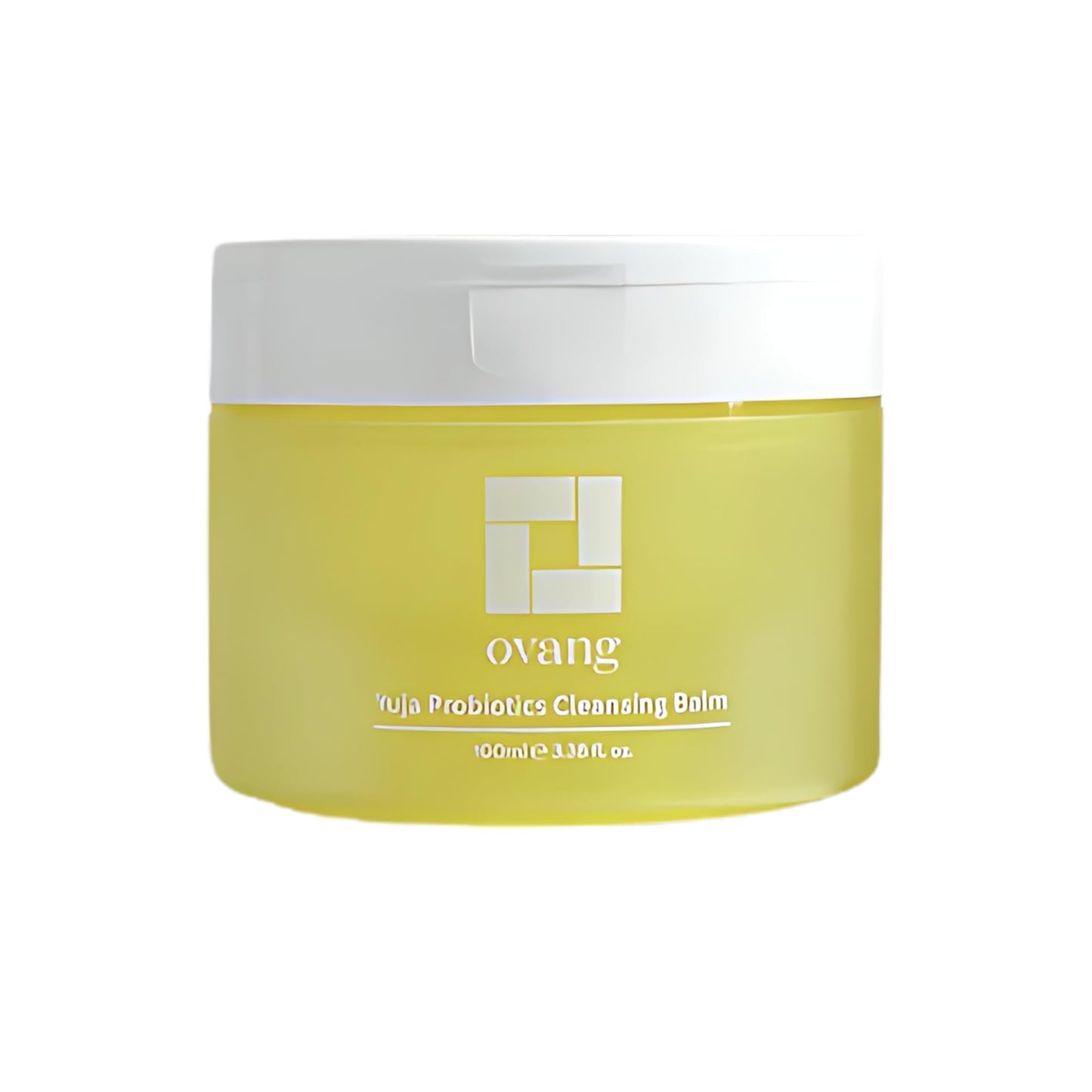 OVANG Yuja Probiotics Cleansing Balm – Makeup Remover & Hydrating Cleanser – Fragrance-Free, Brightening & Soothing for All Skin Types, Korean Skincare (100ml / 3.38 fl.oz) Step1