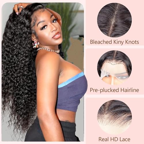 SODLIS 5x5 HD Lace Closure Wigs Human Hair Wear And Go Glueless Wigs Human Hair Pre Plucked With Baby Hair Ready to Go Deep Wave Lace Front Wigs Human Hair for Women£¨12 Inch£©