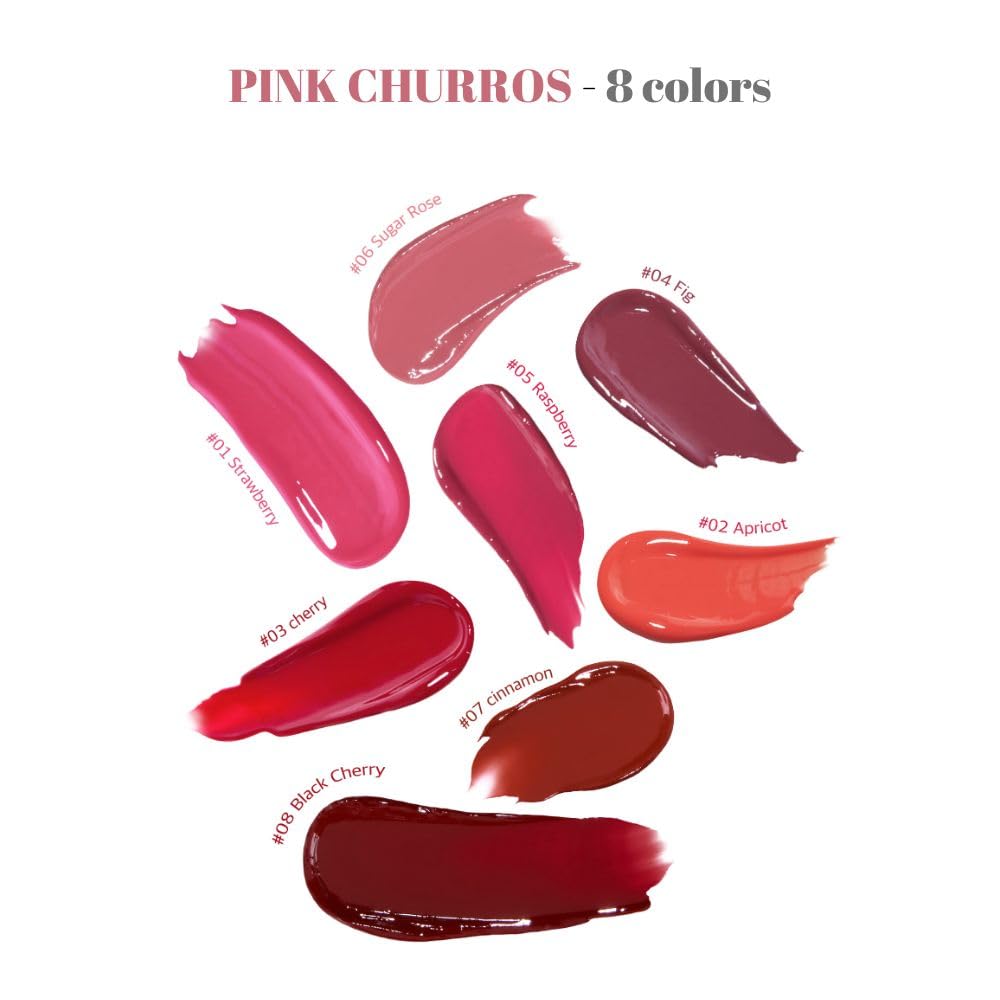 CORINGCO Pink Churros Plumping Glossy Lip Lipstick