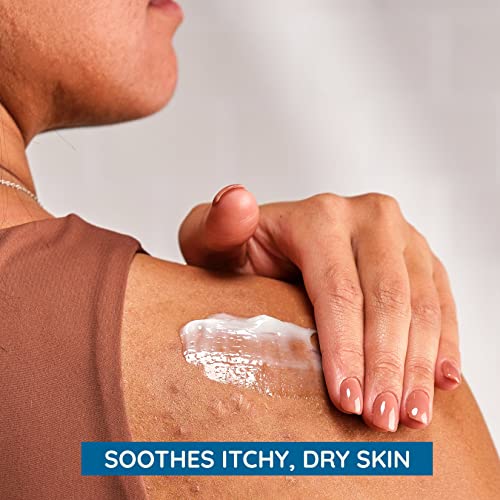 Aveeno Skin Relief Moisturizing Lotion Heals Very Dry, Sensitive Skin, Fast-Absorbing Body Lotion with Soothing Triple Oat & Shea Butter Formula, Fragrance Free, Non-Comedogenic, 8 oz