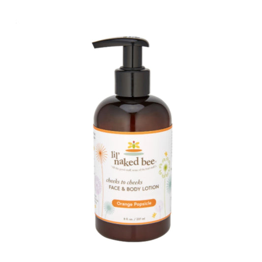 The Naked Bee Cheeks to Cheeks Face and Body Lotion Orange Popsicle