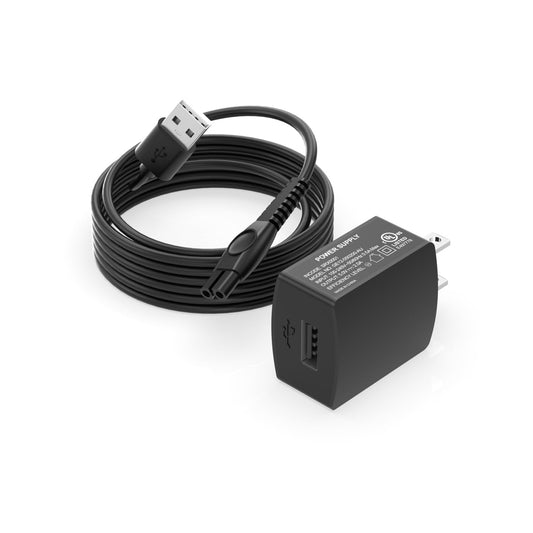 5V Charger Fit for Philips Norelco One Blade QP2724 QP2834 MG5900 MG5910 MG7900 MG7910 MG9510 MG9520 MG9525 2400 2600 3600 Phillips Shaver Electric Trimmer Razor Power Cord (Safety Certified by UL)