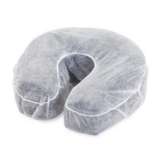 ZMDREAM Pack of 75 Headrest Covers Fitted Disposable Massage Face Rest Cradle Covers White & Black